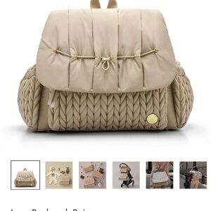 Levy Diaper Backpack Beige